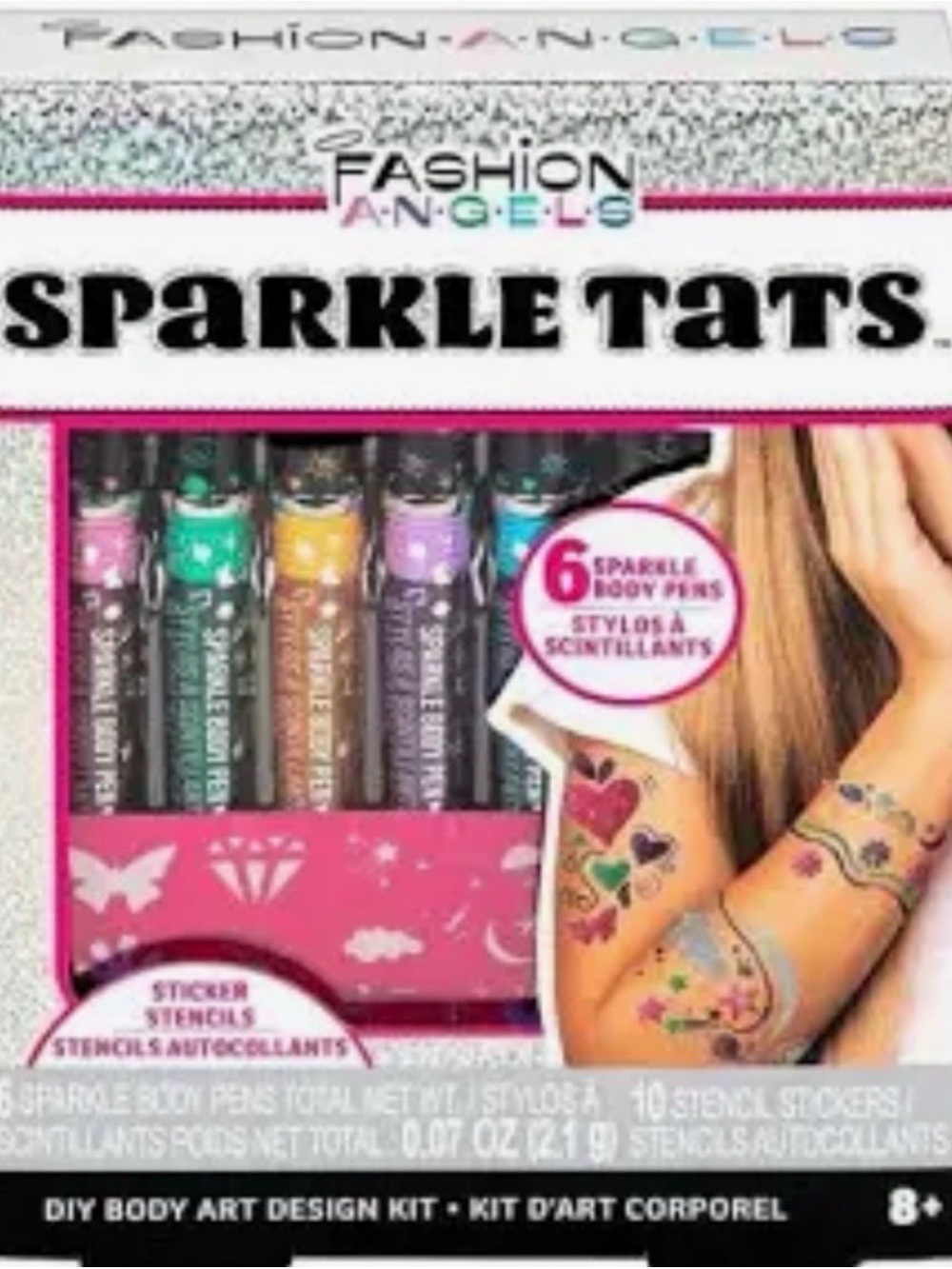 Sparkle Tats DIY Body Art Kit - Multicolor